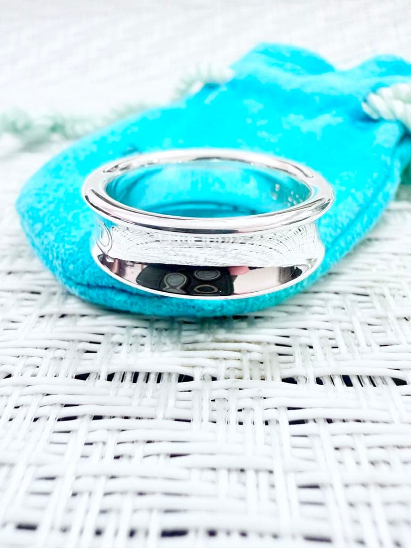 ティファニー　ナローリング　指輪　19号　研磨済み　1837 TIFFANY