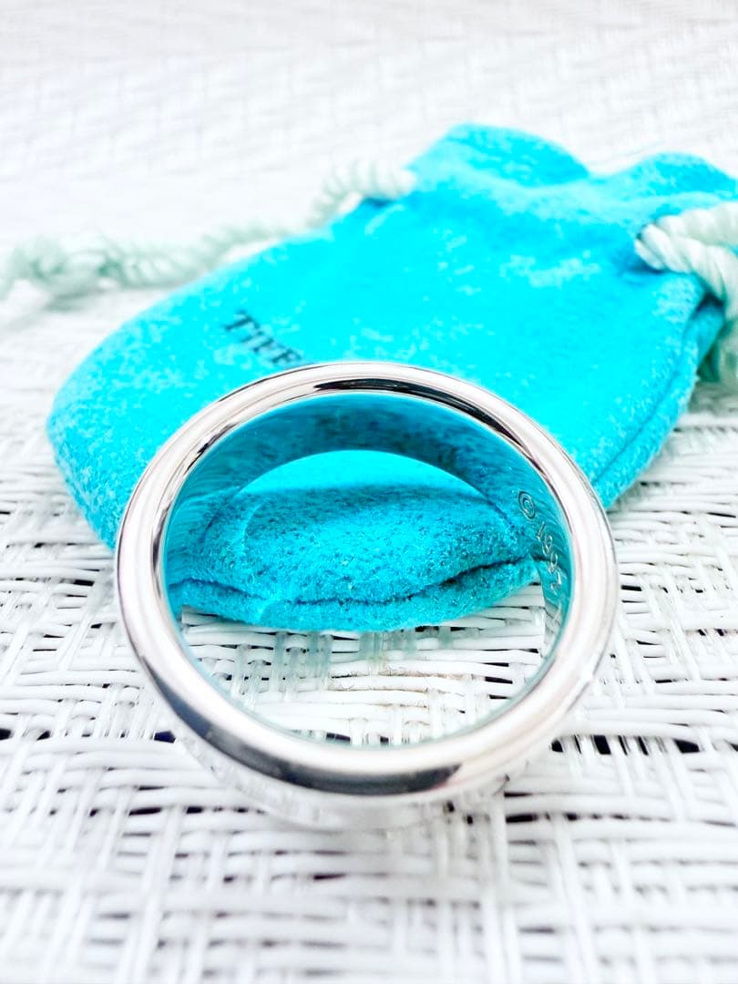 ティファニー　ナローリング　指輪　19号　研磨済み　1837 TIFFANY