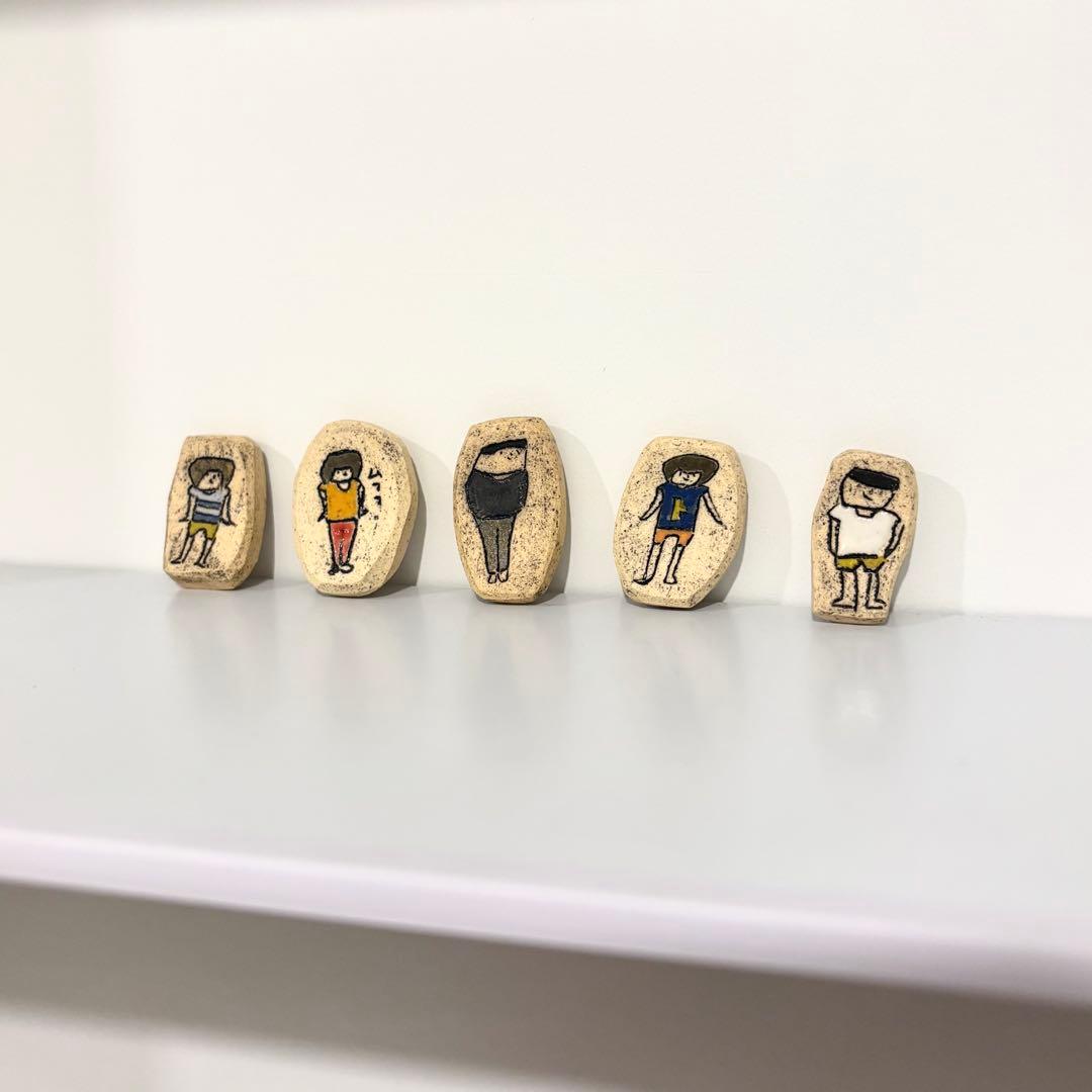 岡村友太郎 トモタロウ 家族 ファミリーセット 箸置き アート オブジェ