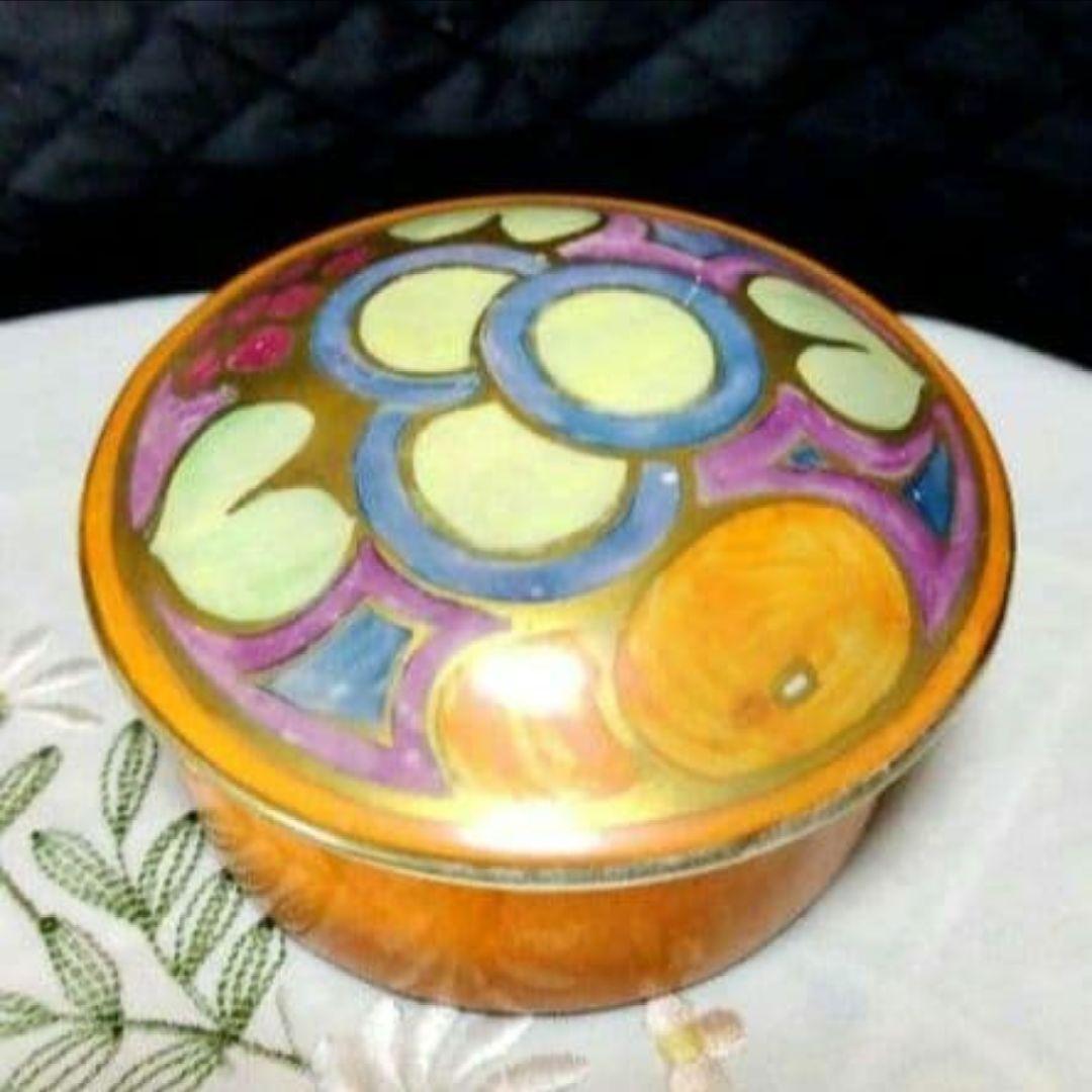 売約済、超レアー、スージークーパー、グレイ社フローラルフルーツボウル100年もの