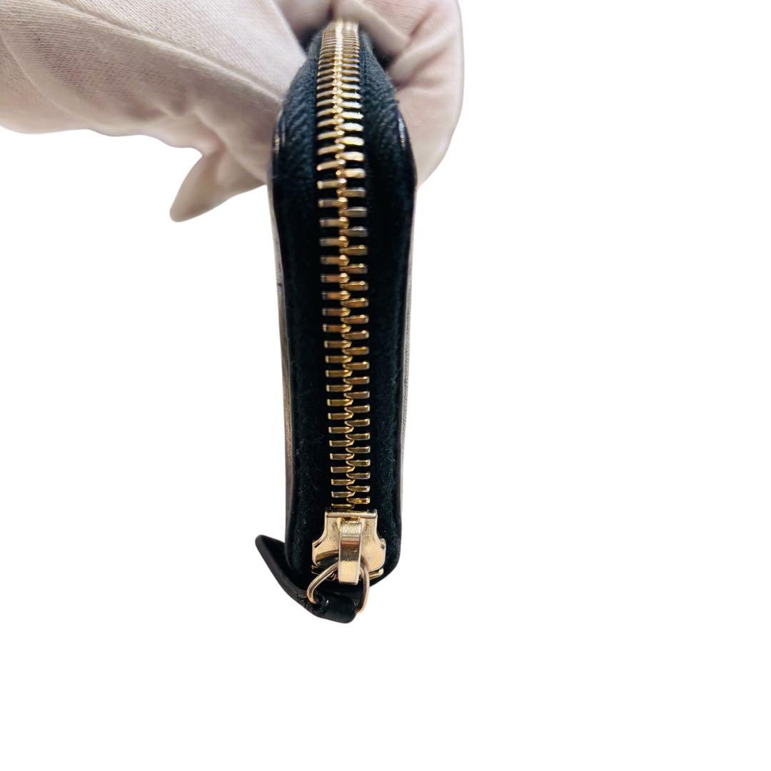 GUCCI シマ レザー　財布　ケース