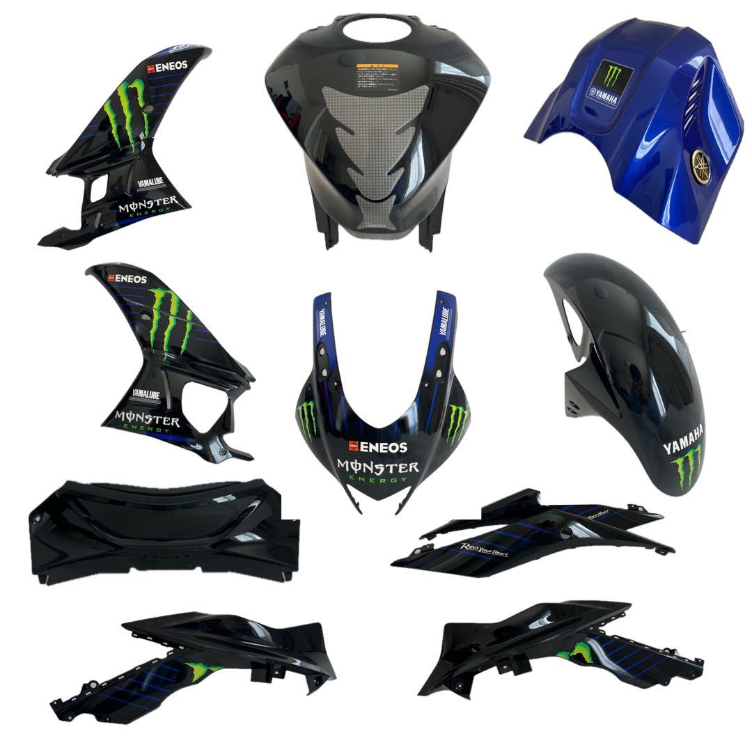 YAMAHA YZF-R25 モンスターエナジー 純正カウル＋中華カウルセット