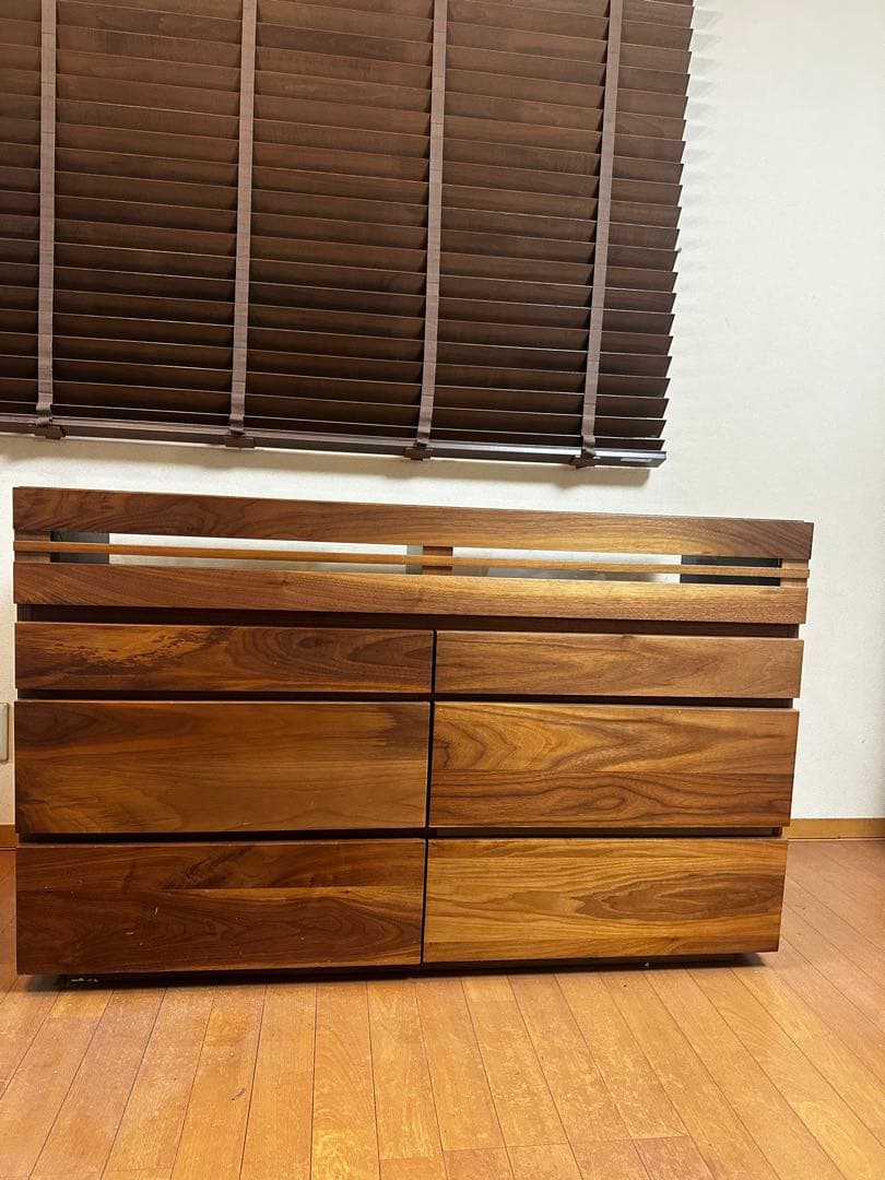 ブラウン木製チェスト（引き取り限定！　熊本市）