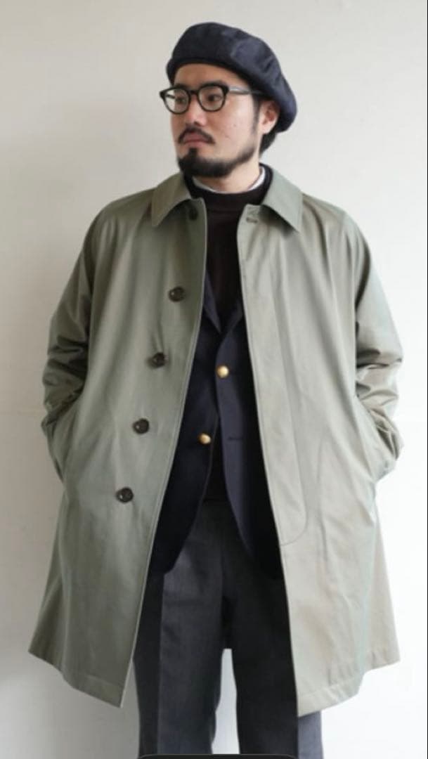 ジャケット・アウター WORKERS BAL COLLAR COAT COTTON GABARDINE