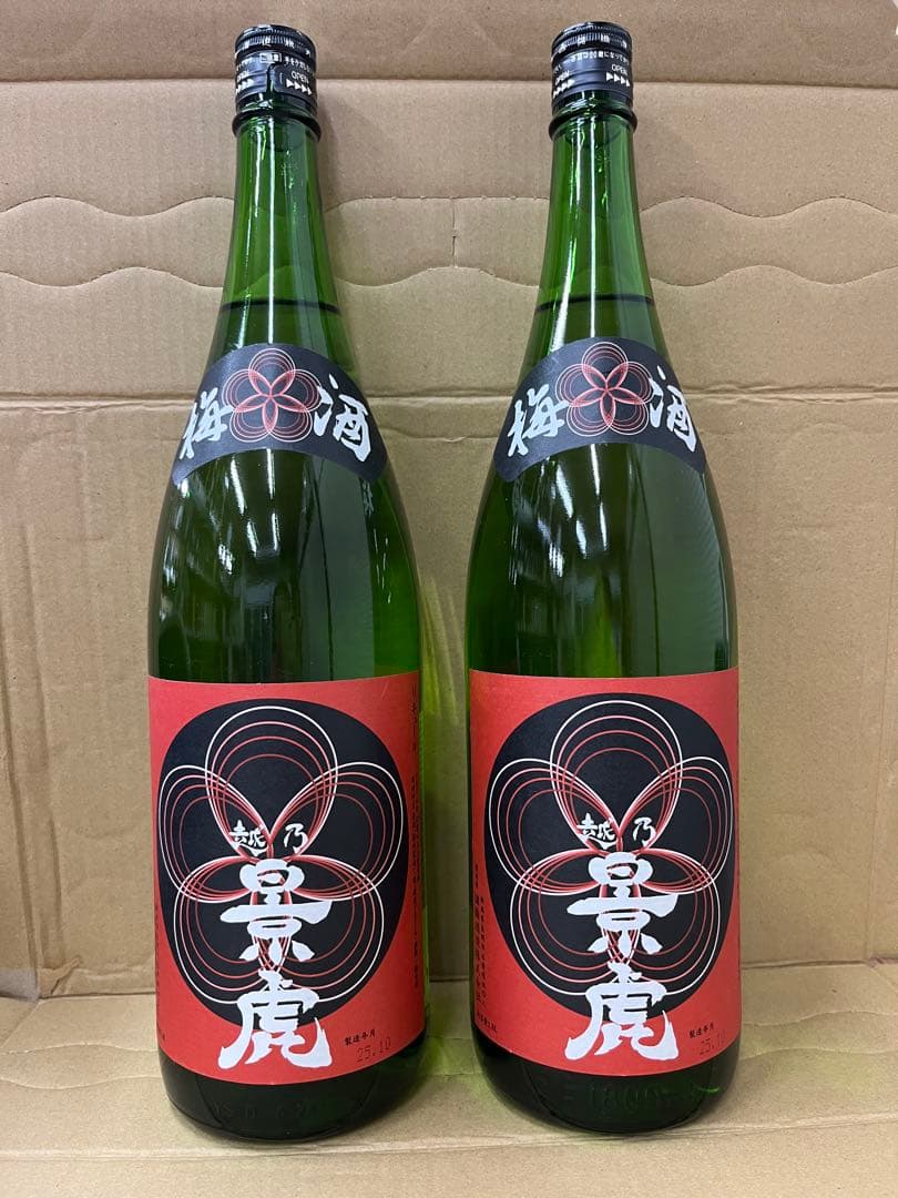 越乃景虎 梅酒 1800ml 4本と720ml 1本セット