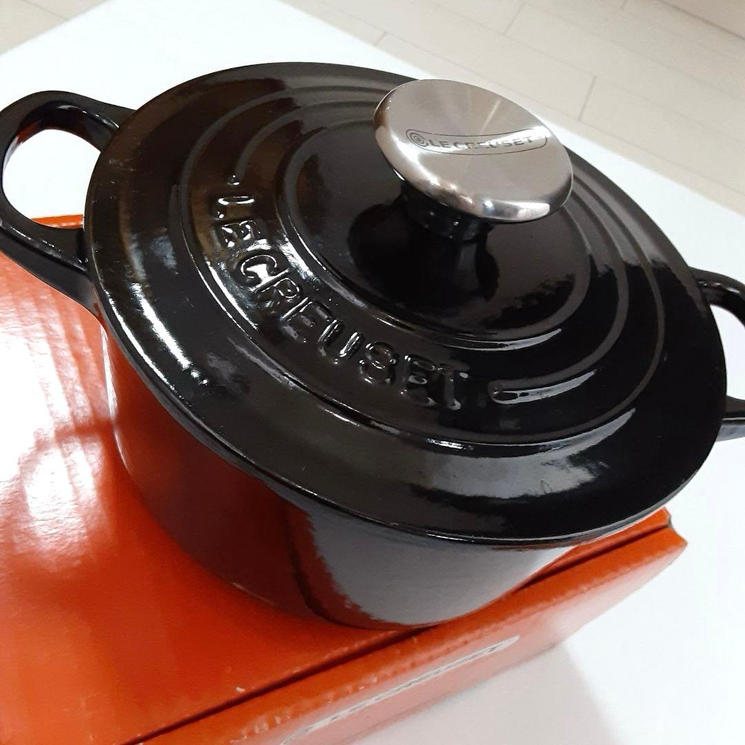 新品　未使用　ルクルーゼ鍋　16cm ブラックマット