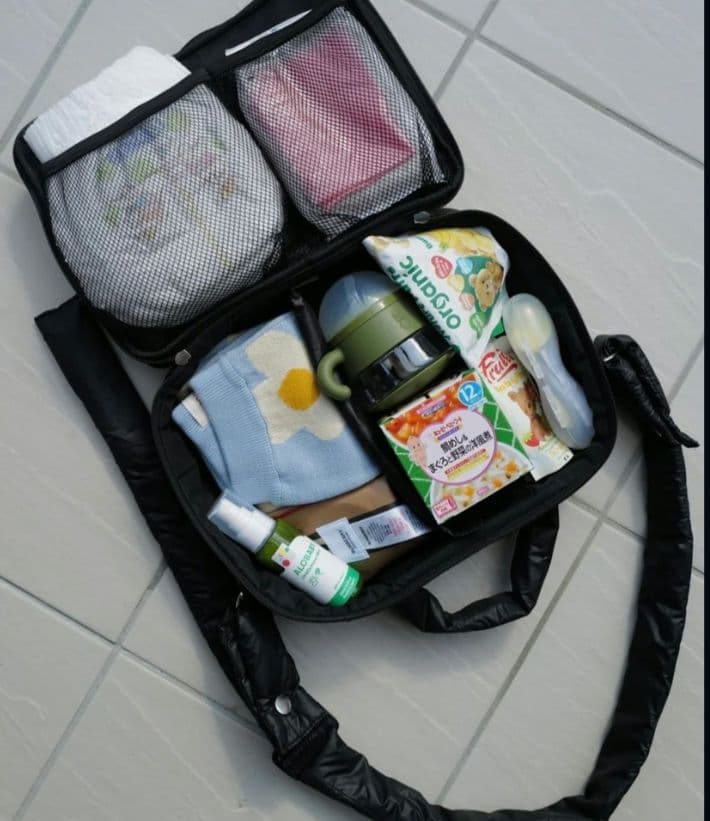 calin マザーズバッグ 黒