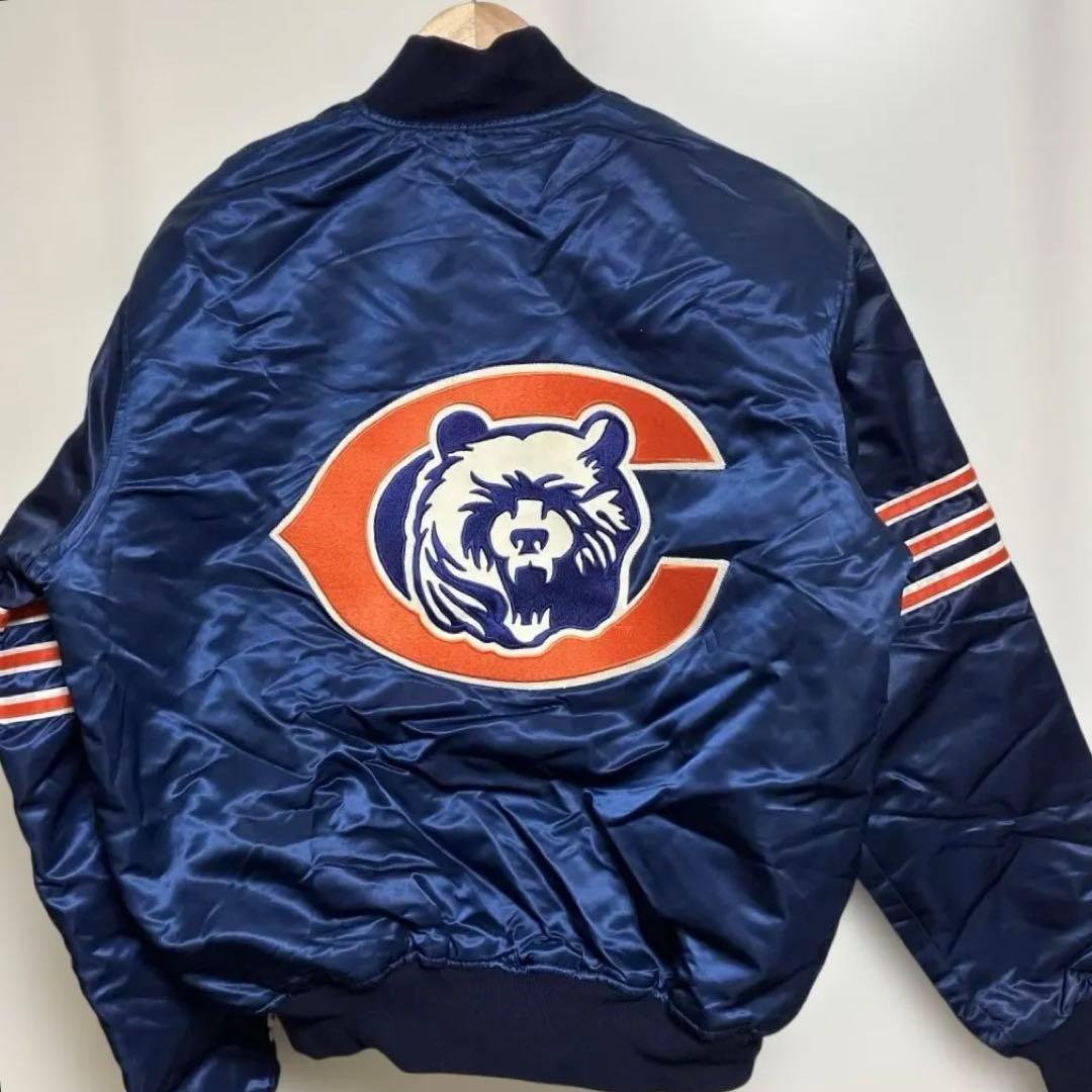 Eri品　NFL シカゴ ベアーズ　サテンジャンパー　Lサイズ