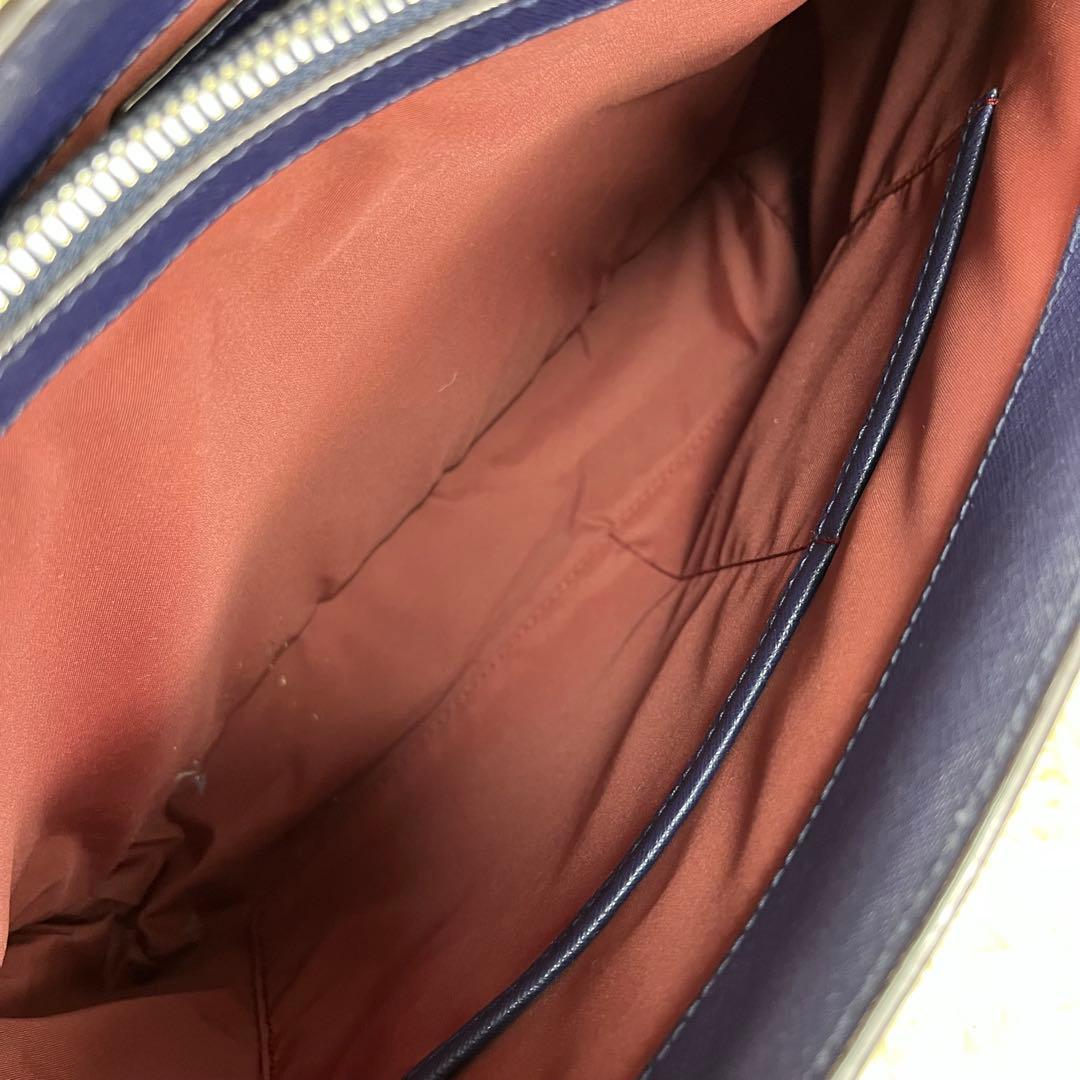 【極美品/現行近】BALLY トートバッグ ビジネス トレスポ レザー ネイビー