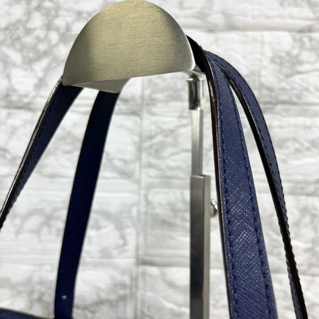 【極美品/現行近】BALLY トートバッグ ビジネス トレスポ レザー ネイビー