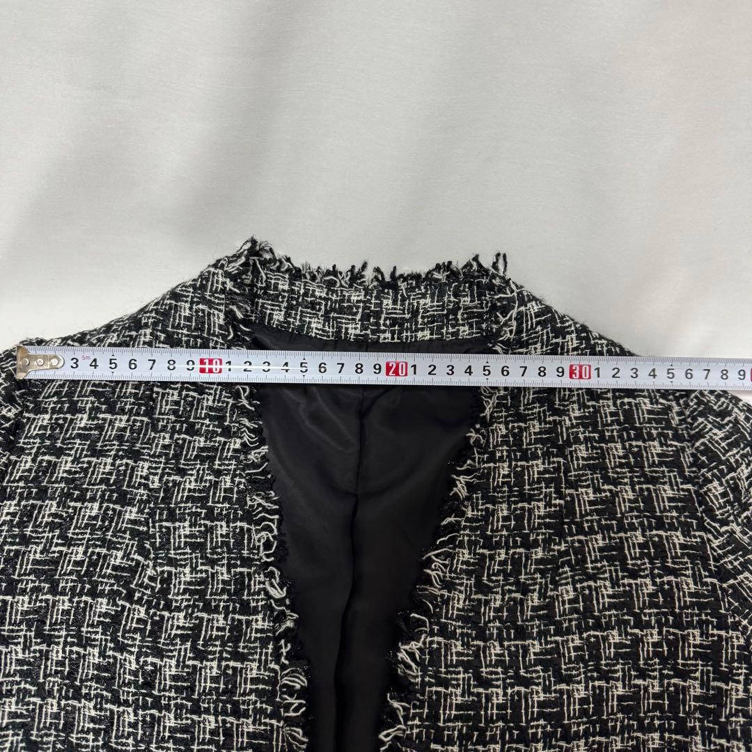 美品　ミヴァコンス　mes vacances ツイードロングジャケット　柴咲コウ