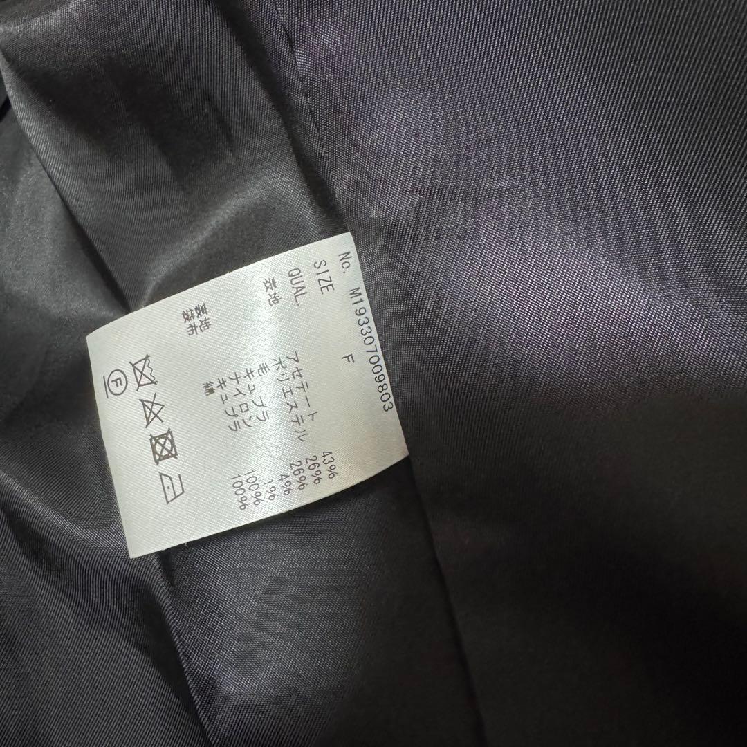 美品　ミヴァコンス　mes vacances ツイードロングジャケット　柴咲コウ