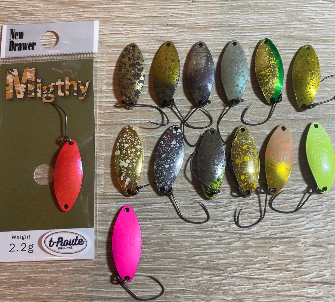 【オリカラ】　ニュードロワー　マイティー2.2g　エリアトラウト