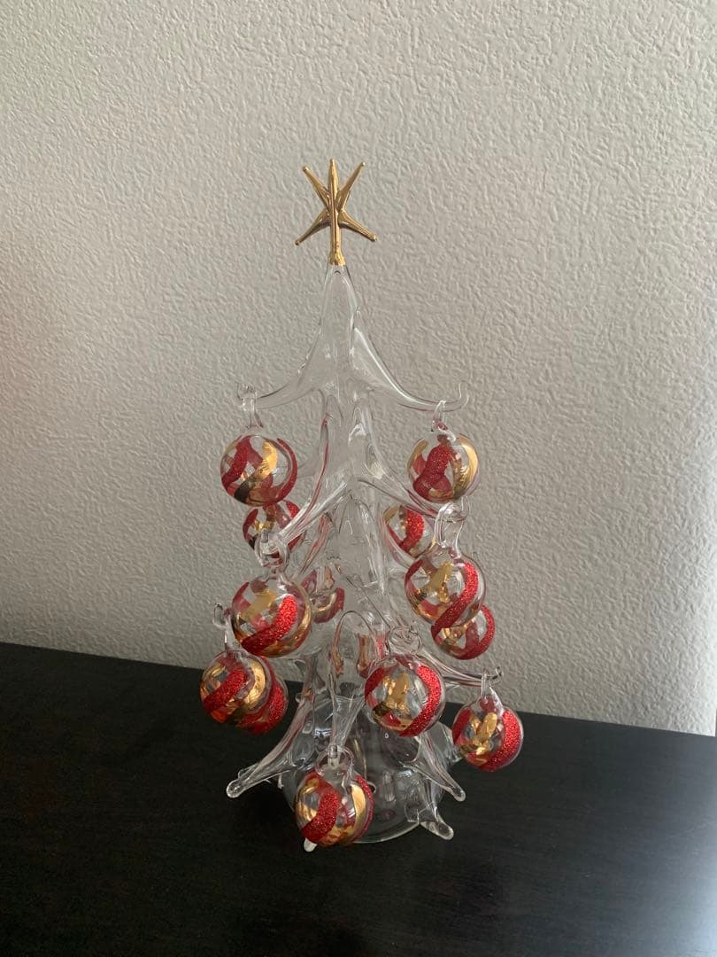 イタリア製　ガラスクリスマスツリー