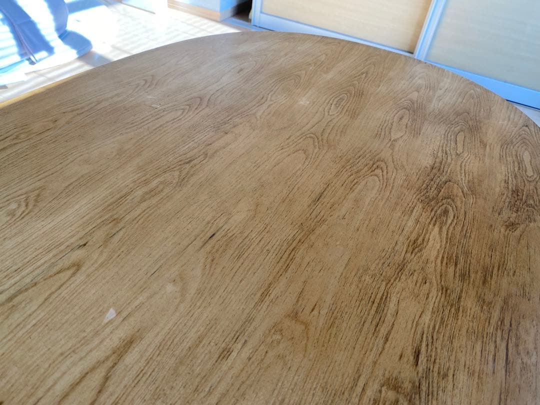 無印良品　ローテーブル　ラウンド