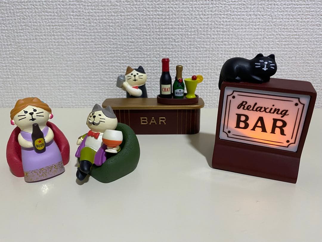 美品 デコレコンコンブル 三毛猫バーセット