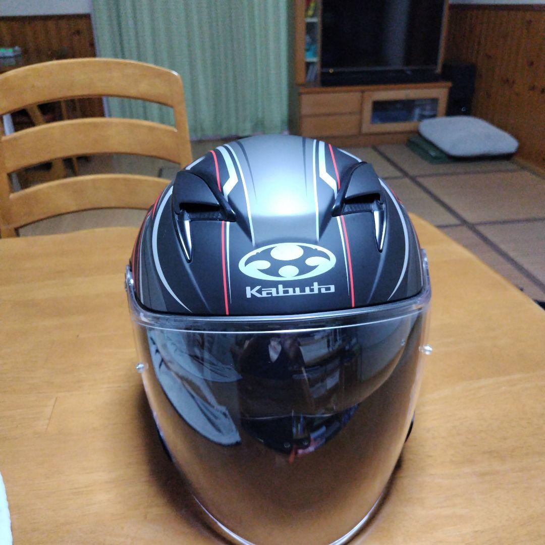 Kabuto EXCEED ジェットヘルメット ブラック/レッド