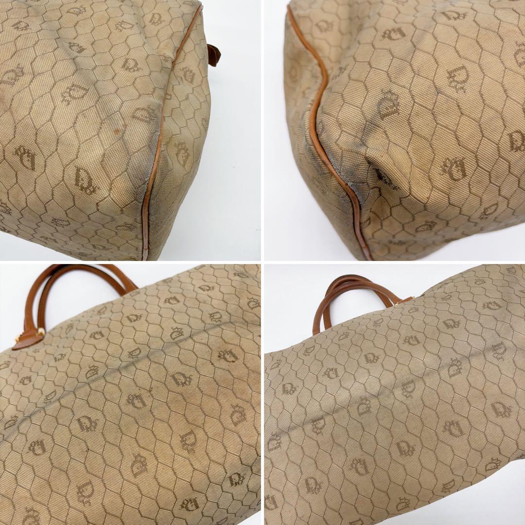 【ディオール】ボストンバッグ 旅行バッグ 大容量 折りたたみ可能 ハニカム 総柄