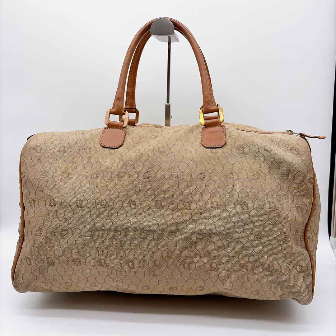 【ディオール】ボストンバッグ 旅行バッグ 大容量 折りたたみ可能 ハニカム 総柄