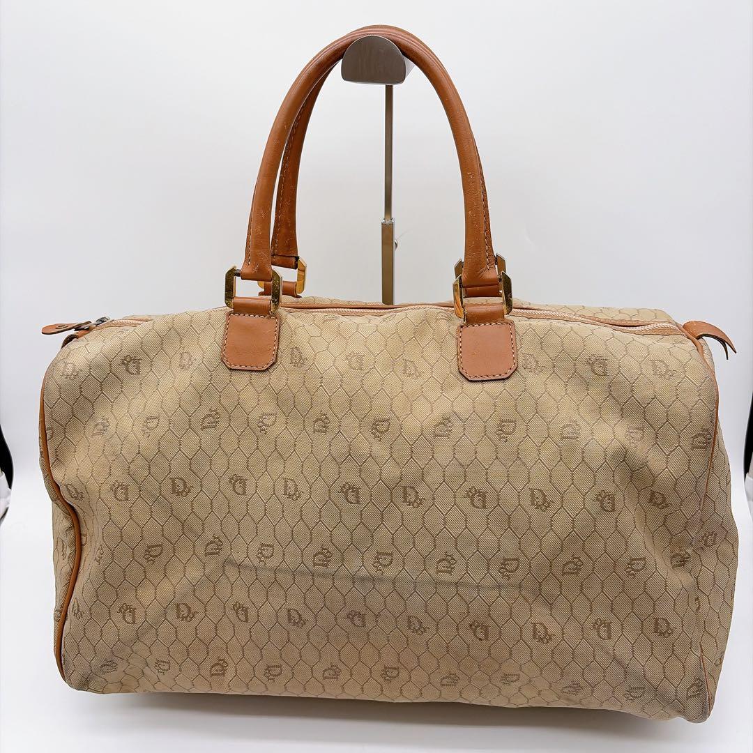 【ディオール】ボストンバッグ 旅行バッグ 大容量 折りたたみ可能 ハニカム 総柄