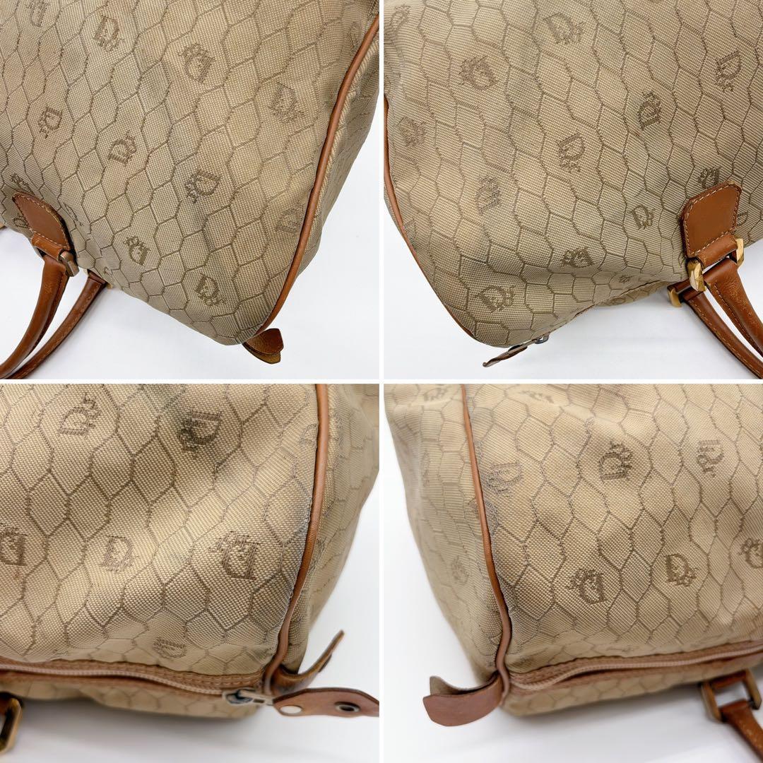 【ディオール】ボストンバッグ 旅行バッグ 大容量 折りたたみ可能 ハニカム 総柄