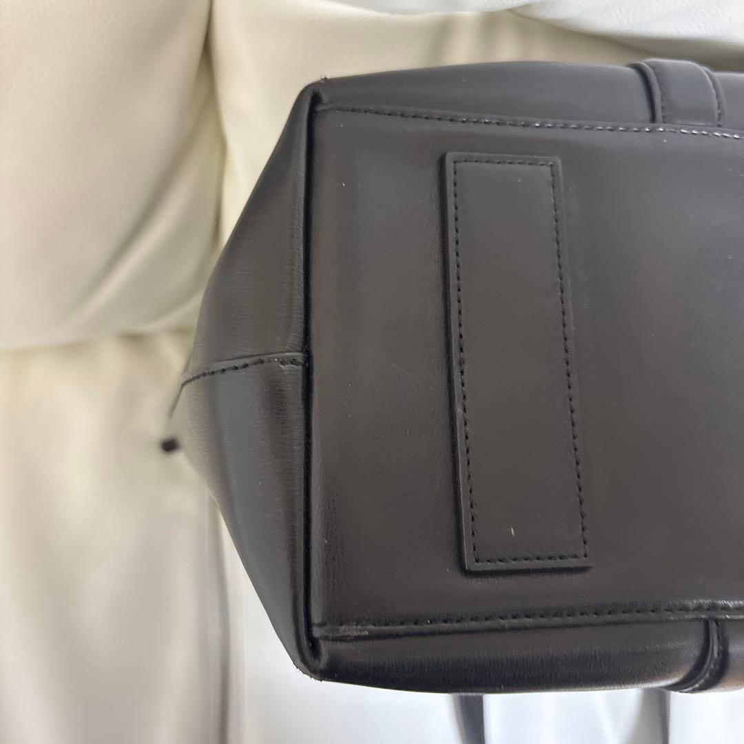 ポールスミス　ブラックレザートートバッグ