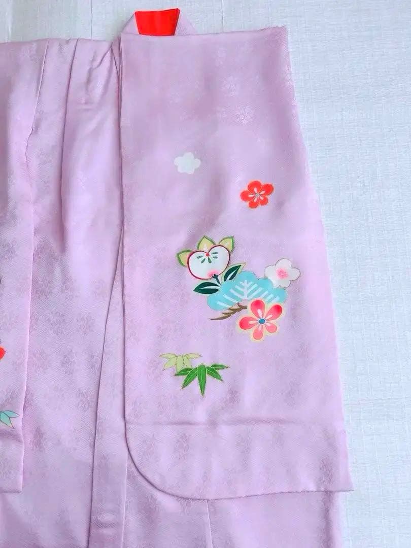 【年始特大セール】七五三 7歳着物 正絹 薄紫