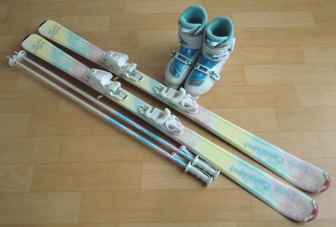 ■■12月・1月限定■送料無料■ジュニアスキーセット■板140靴24■WAX■■