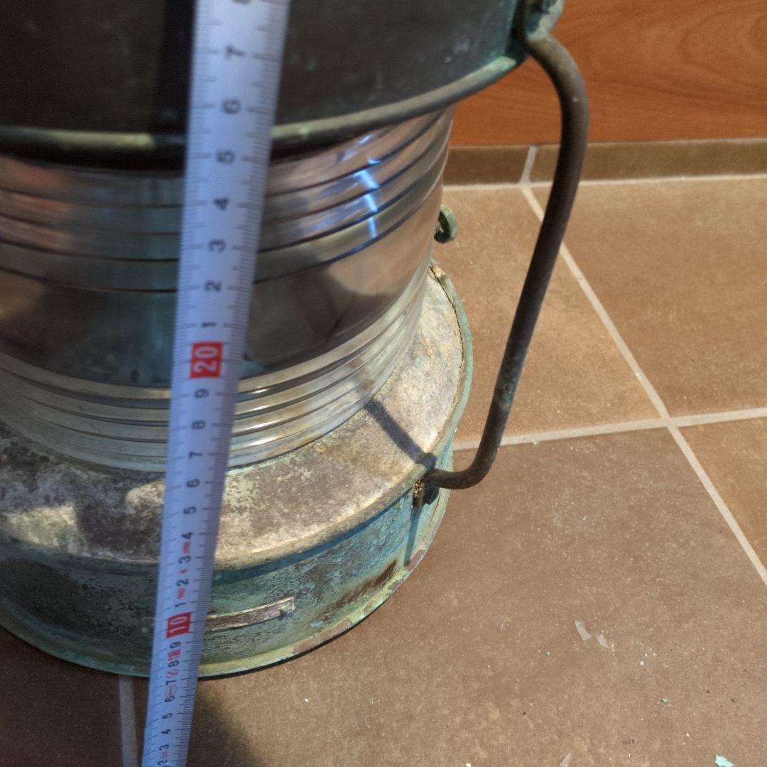 日本船燈株式会社　MAST HEAD LIGHT　オイルランプ　航海灯