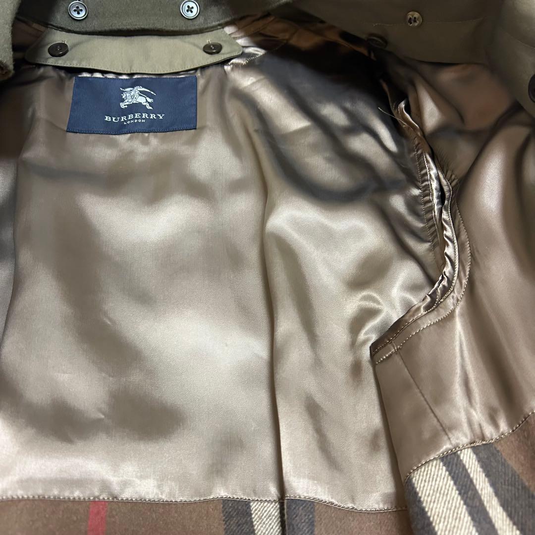 Burberry バーバリー　トレンチコート　カーキ　ノバチェック　ライナー付き