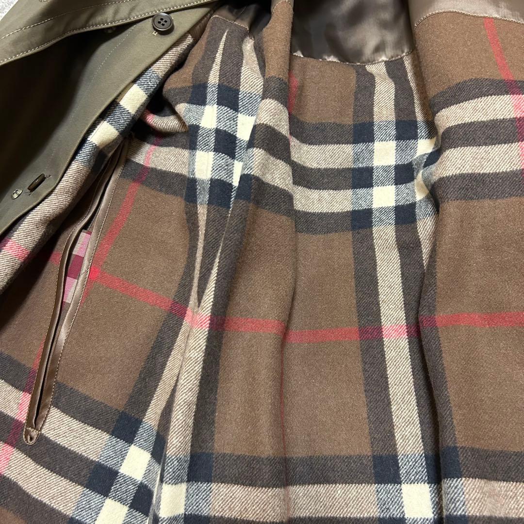 Burberry バーバリー　トレンチコート　カーキ　ノバチェック　ライナー付き