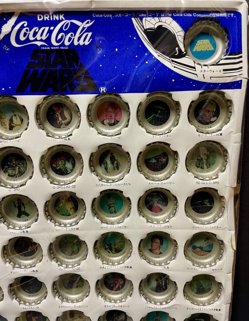 コカ・コーラ 王冠 スターウォーズ 全50種コンプリート台紙付