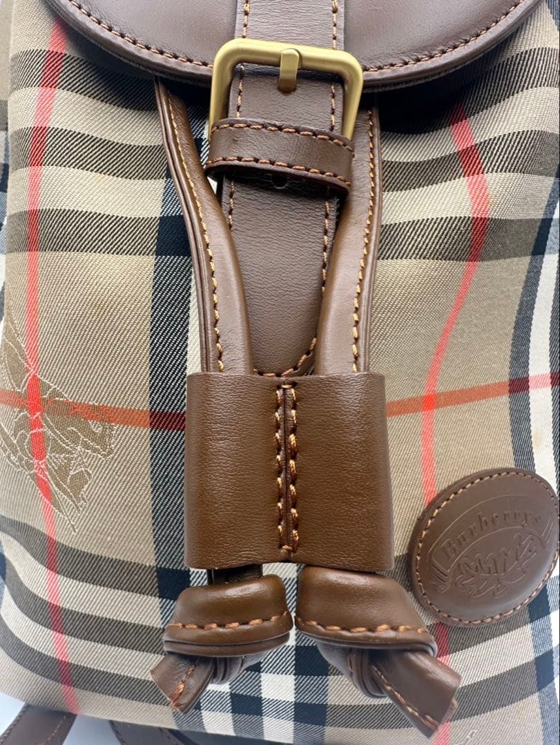【希少】 Burberry バーバリー リュック ノバチェック バックパック