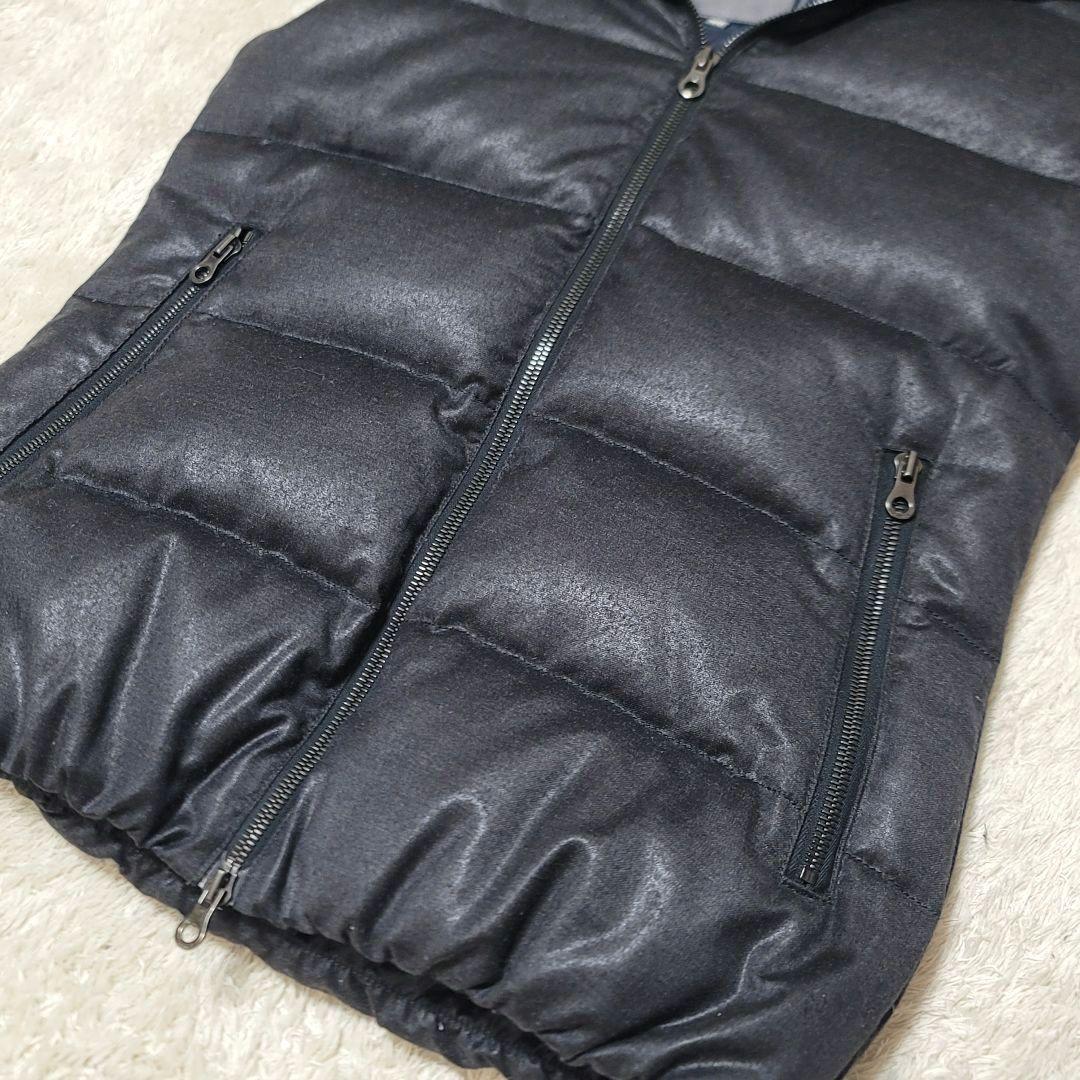 美品✨デュベティカ 別注 ダウン ベスト カシミヤ混 FEBEDUE 濃いグレー