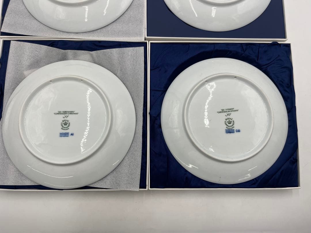 ロイヤルコペンハーゲン イヤープレート　6枚　箱付