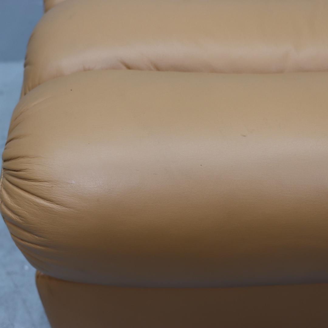 desede デセデ オットマン 総革 キャメル ソファ