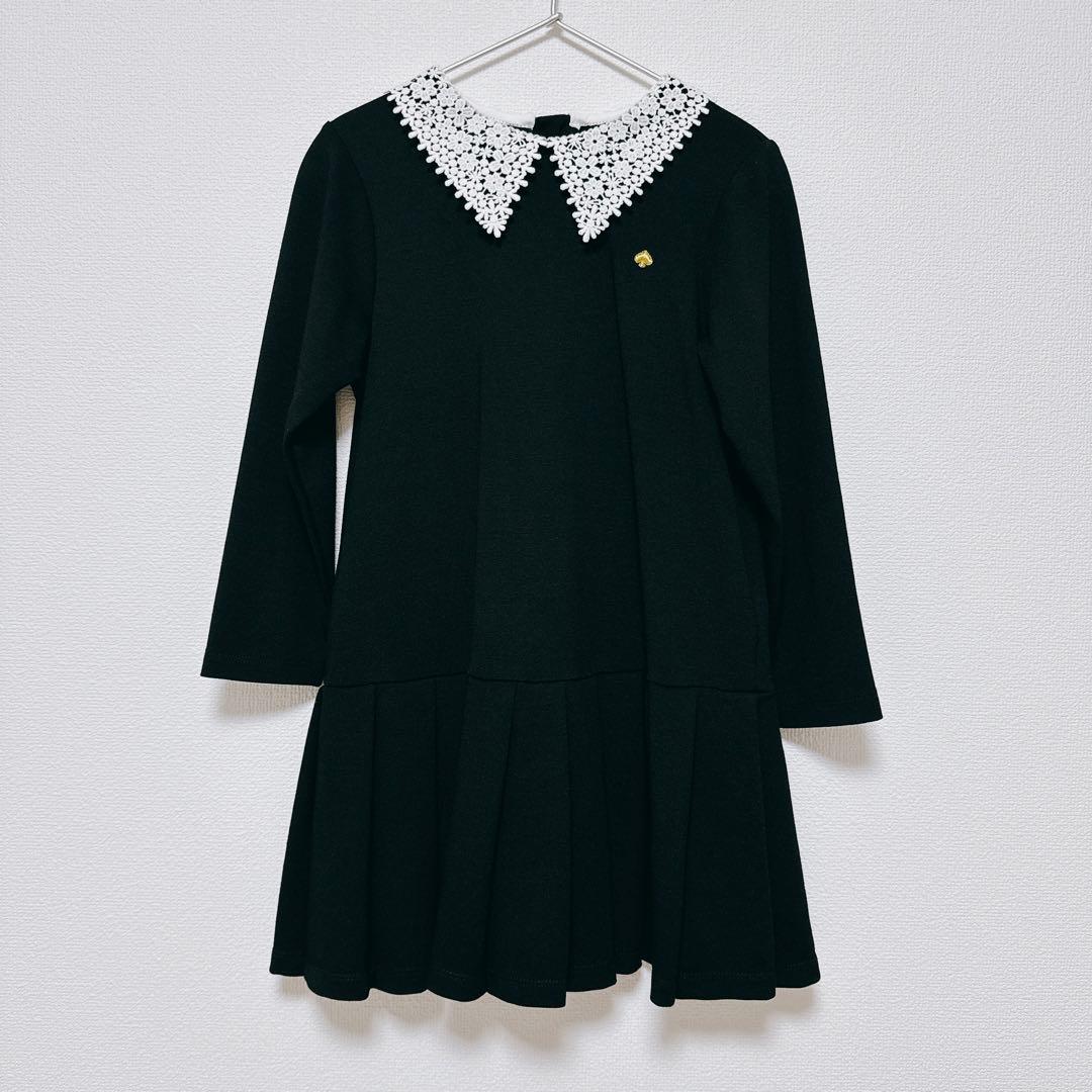 【美品】ケイトスペードキッズ　トドラー レースカラーワンピース120㎝