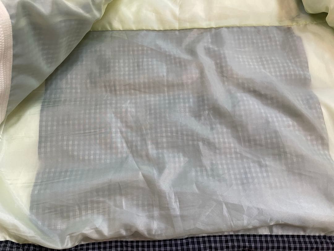 WCJ 猫耳　ダウンジャケット　チェック柄