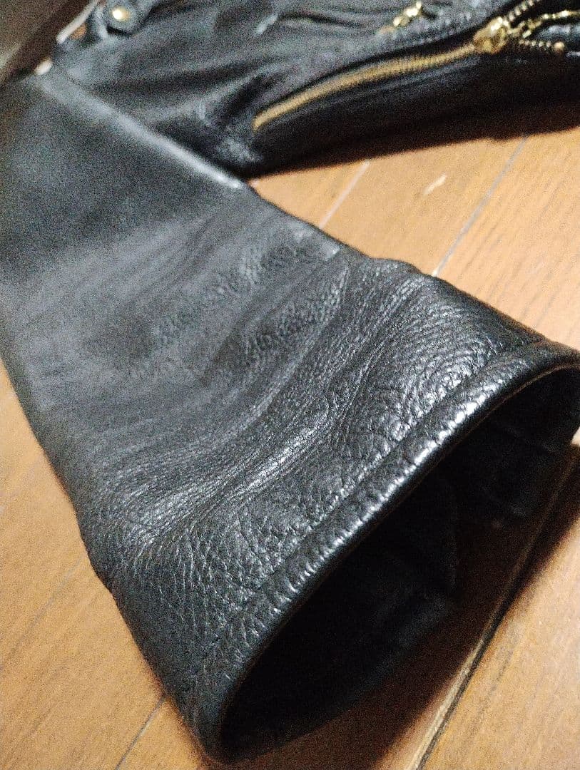 BEAMS PLUS 牛革シングルライダース L　USA製