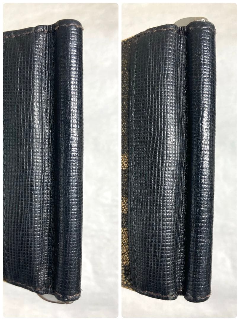 FENDI フェンディ　ズッカ柄　マネークリップカードケース