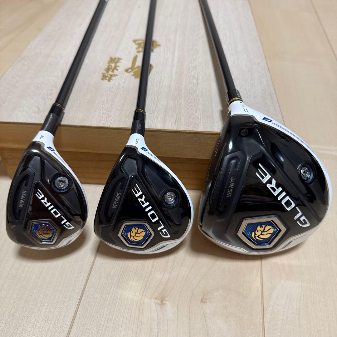 極美品　GLOIRE Fゴルフクラブ キャディーバック　セット