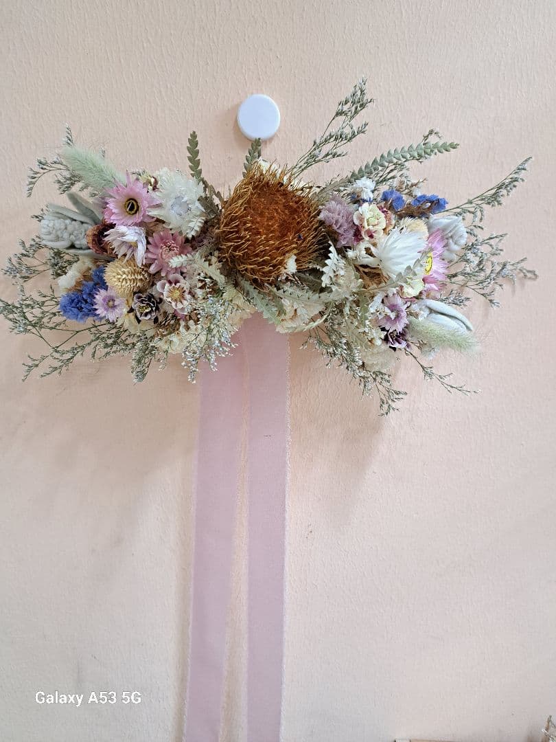 ドライフラワーリース、スワッグ☆アーティシャルフラワーオーダーの方は、こちらから