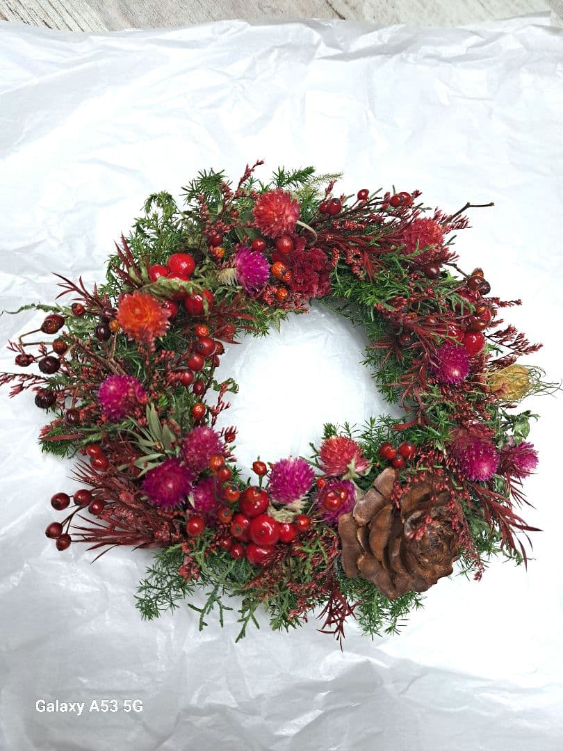 ドライフラワーリース、スワッグ☆アーティシャルフラワーオーダーの方は、こちらから