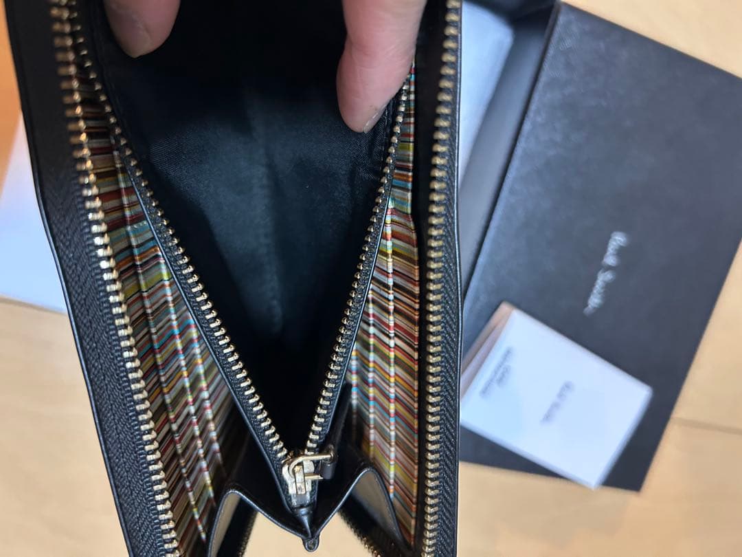 Paul Smith ブラック 長財布　美品