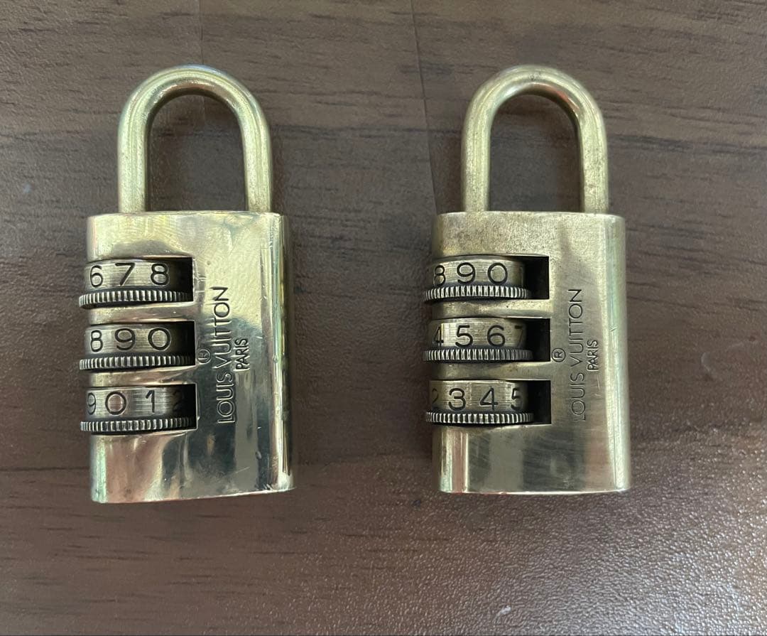 ルイヴィトン カデナ　パドロック ダイヤル式 南京錠 ヴィンテージ