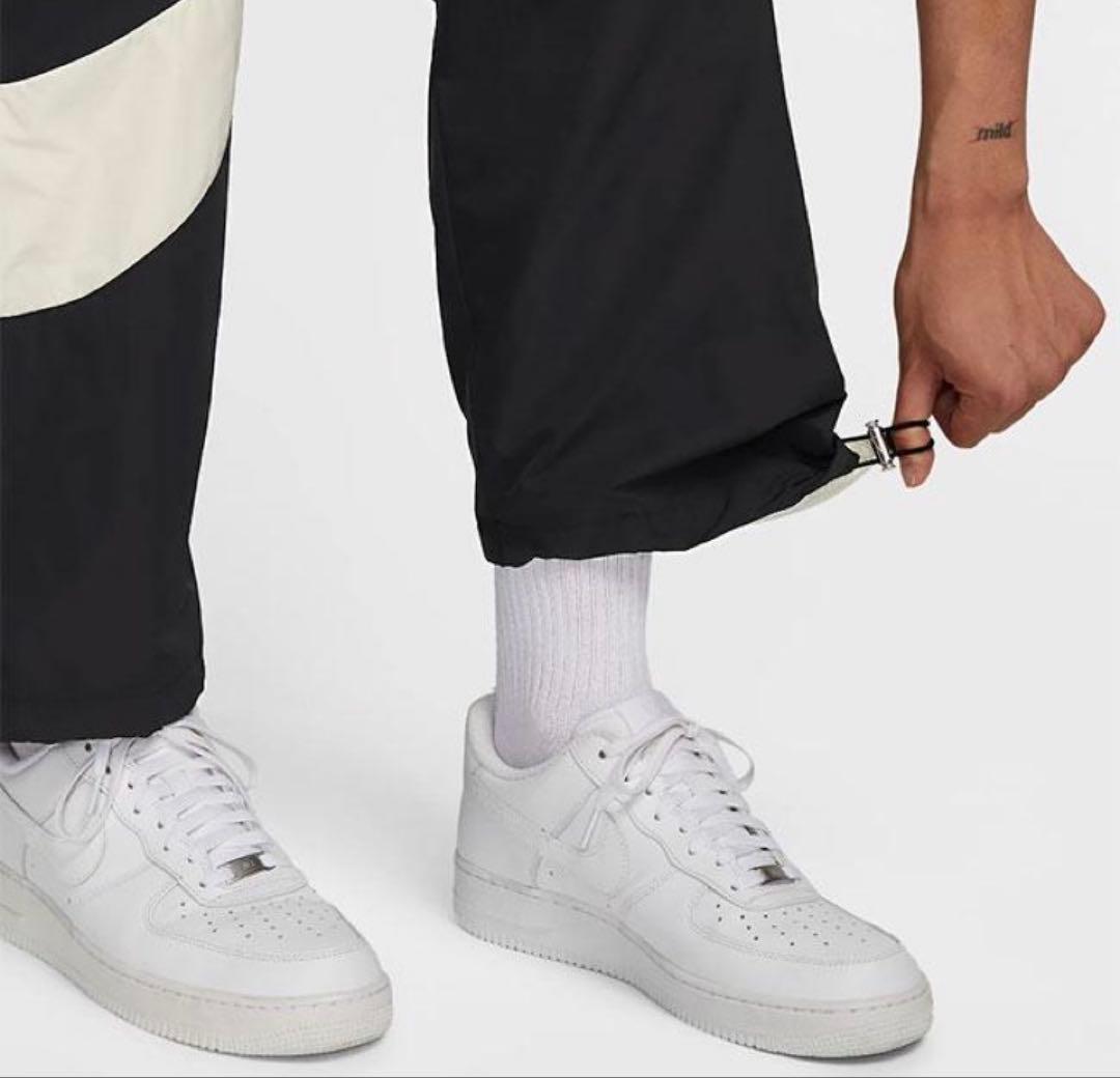 2XL ☆新品タグ付☆ ナイキ　ビッグスウッシュ ウーブンパンツ　ブラック　廃盤