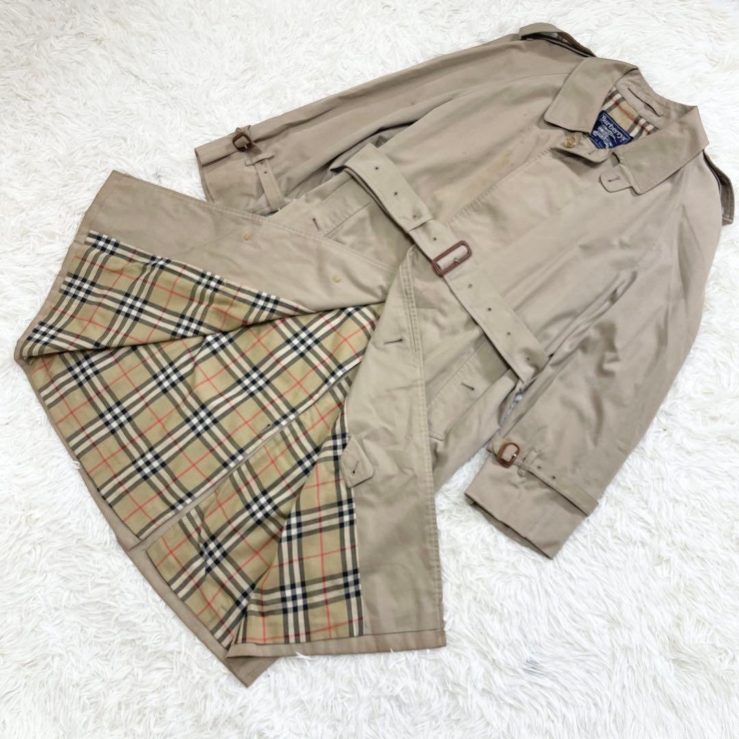 【もも 】Burberrys バーバリー トレンチコート ノバチェック