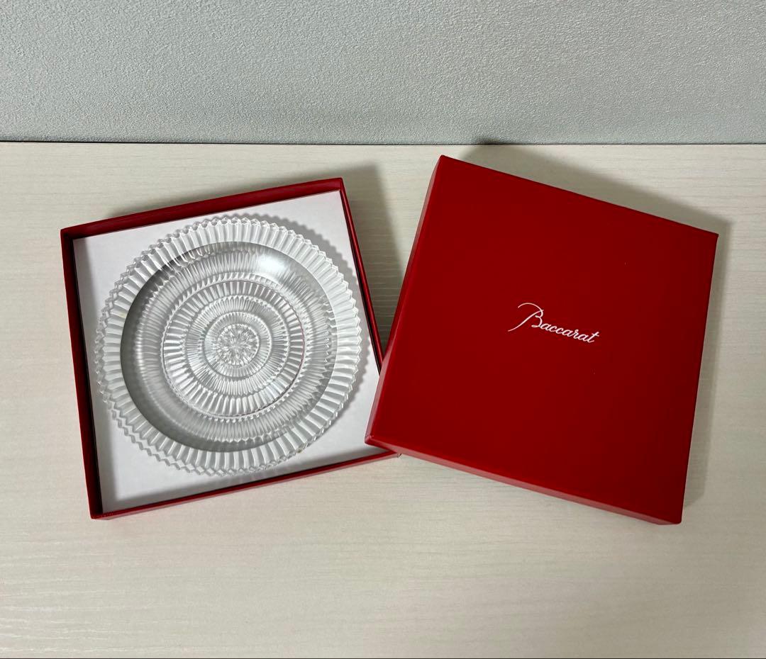【未使用】バカラ (Baccarat)クリスタルプレート