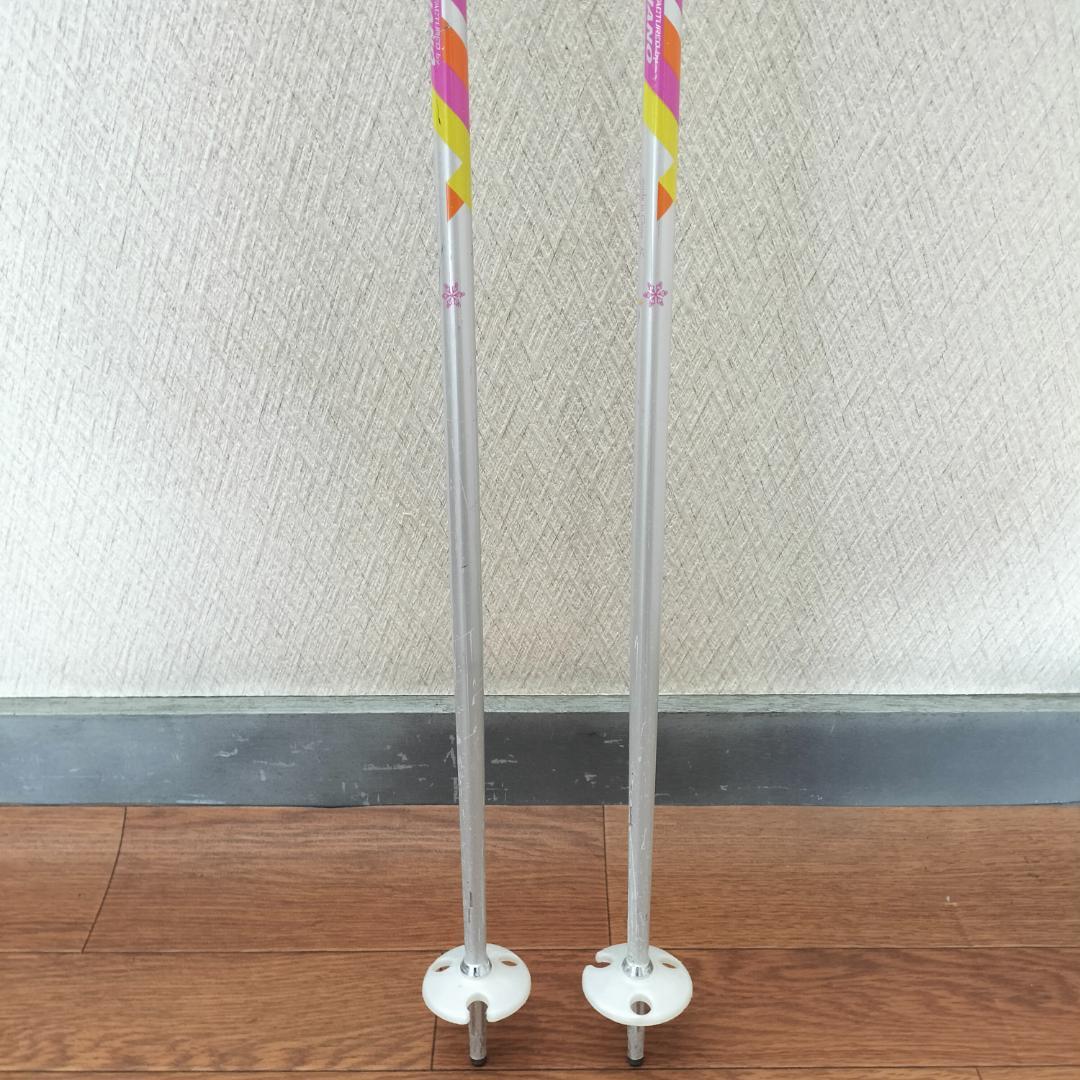 キッズ・ジュニア用 ELAN スキー4点セット 130cm ポール・バッグ付