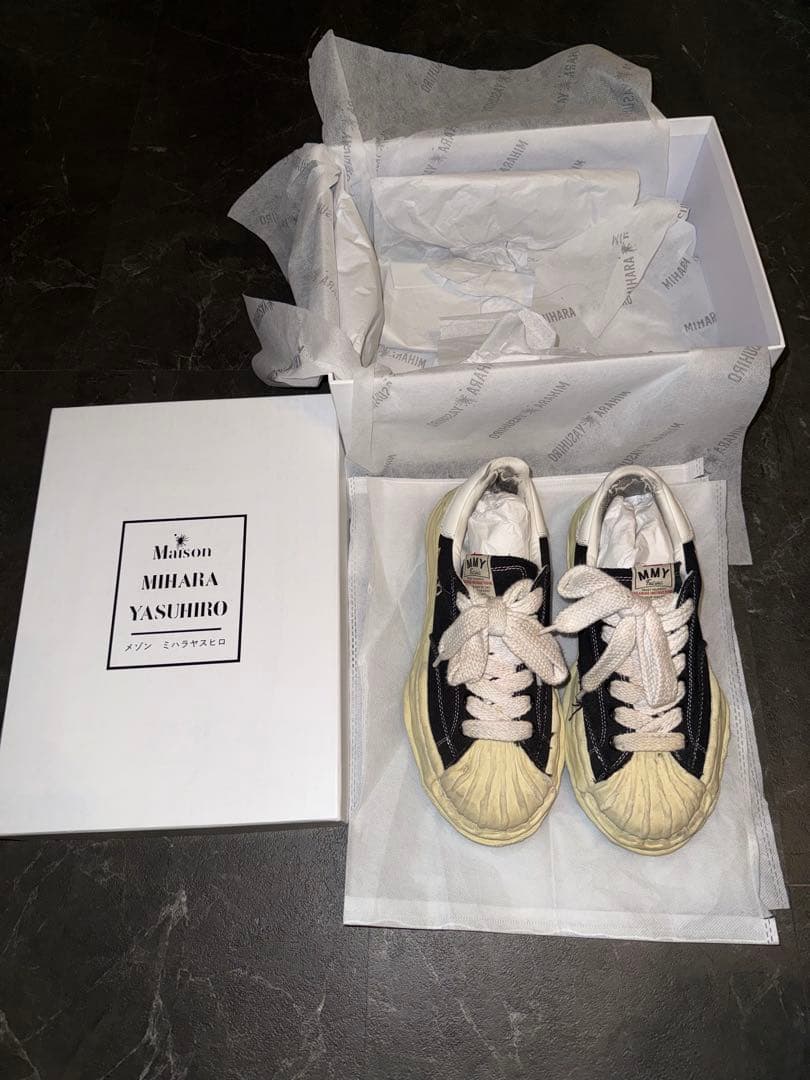 Maison Mihara Yasuhiro ブレイキー ブラック/ホワイト